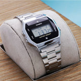 Casio Vintage Diamond Digital Chain Watch A158WEAD-1DF