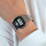 Casio Vintage Diamond Digital Chain Watch A158WEAD-1DF