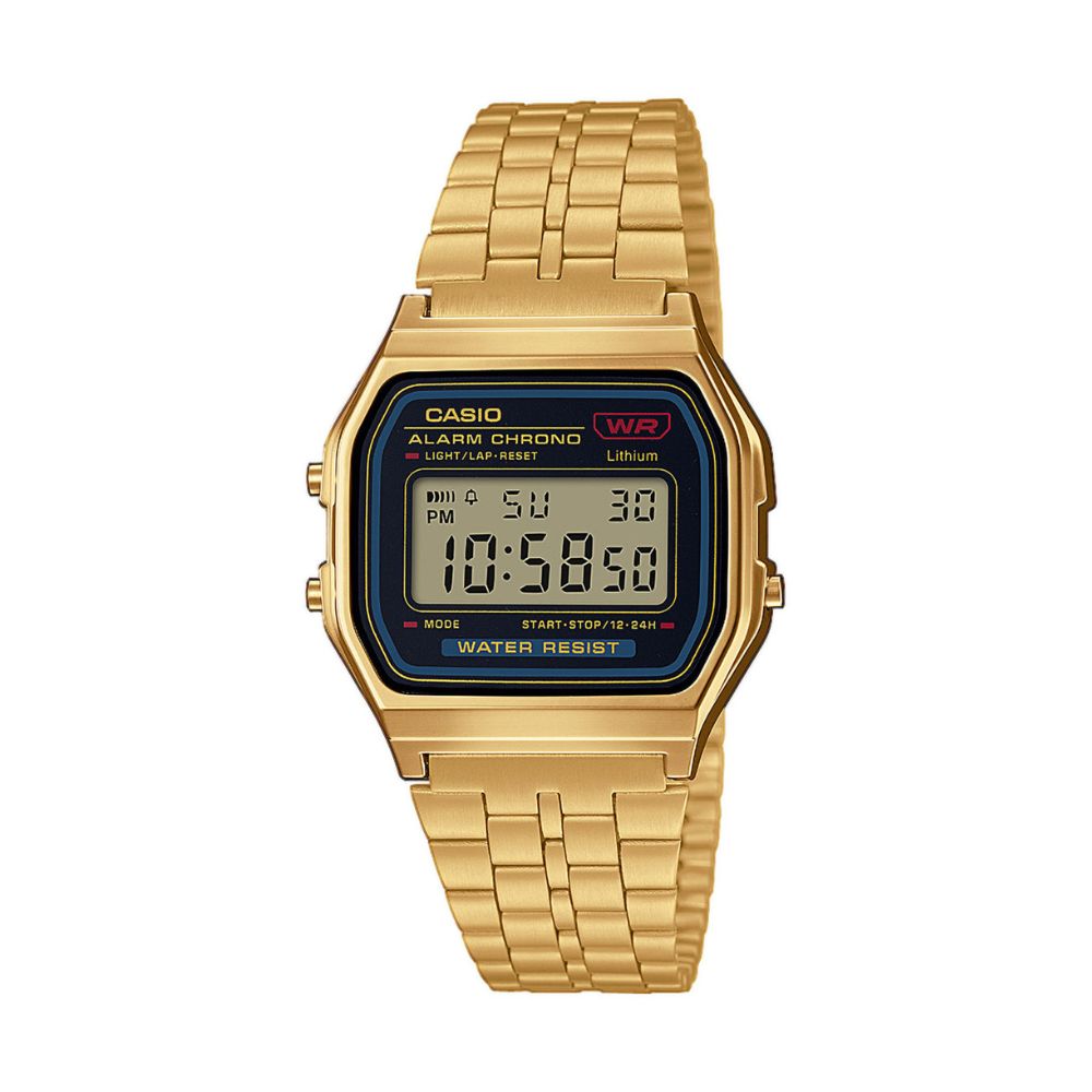 Casio A159WGEA-1DF Vintage Digital Chain Watch