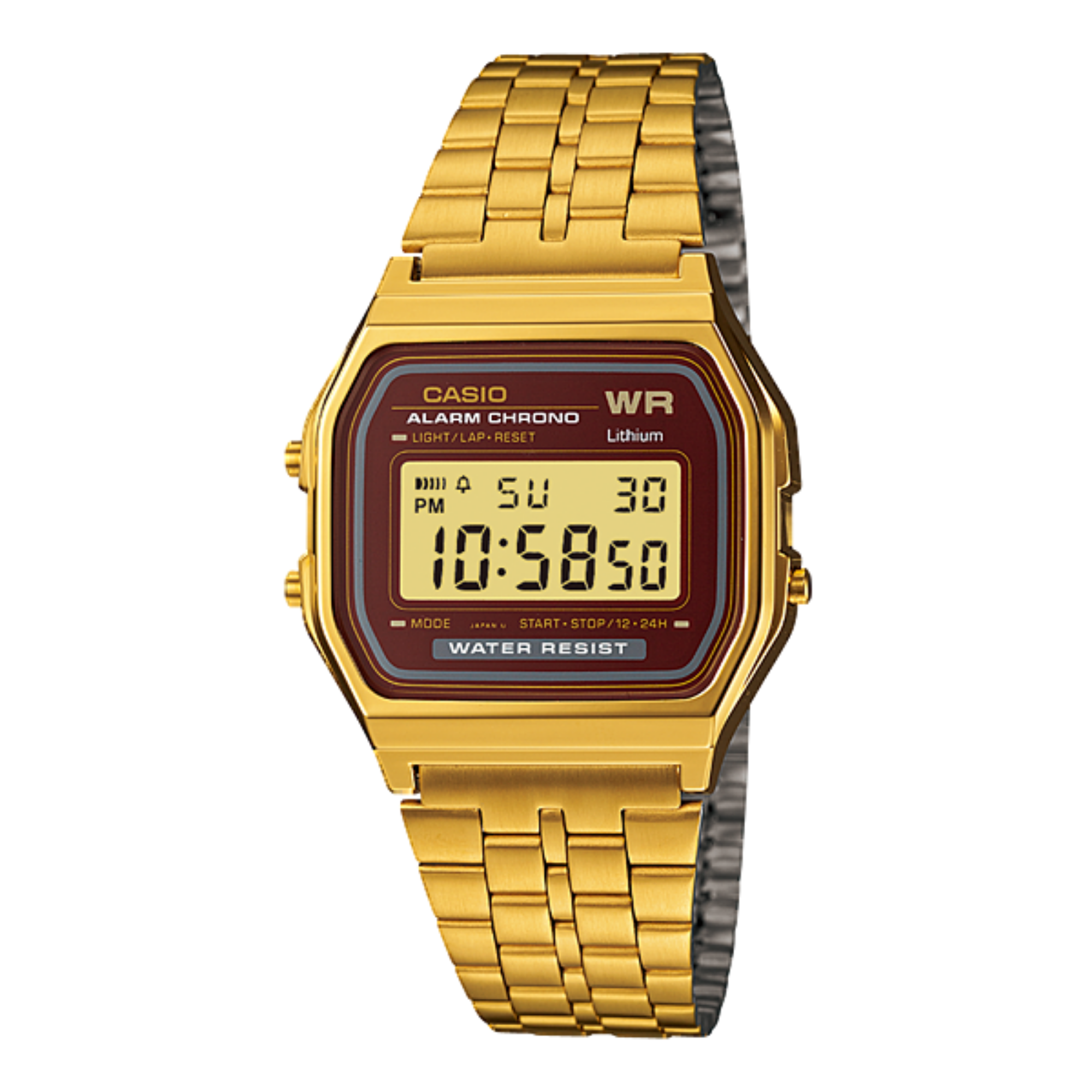 Casio Vintage Digital Chain Watch A159WGEA-5DF