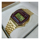 Casio Vintage Digital Chain Watch A159WGEA-5DF