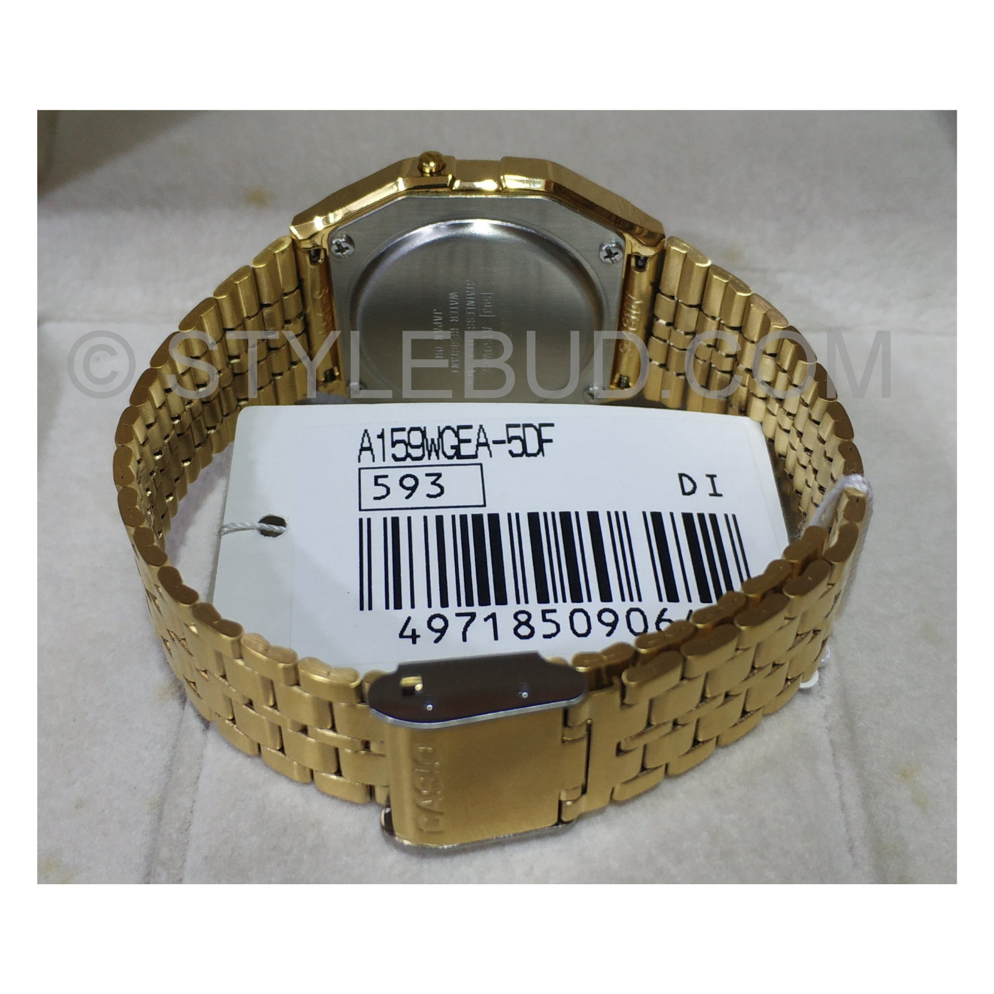 Casio Vintage Digital Chain Watch A159WGEA-5DF