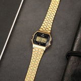Casio A159WGED-1DF Vintage Diamond Digital Chain Watch