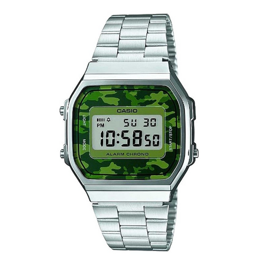 Casio Vintage Illuminator Digital Chain Watch A168WEC-3DF