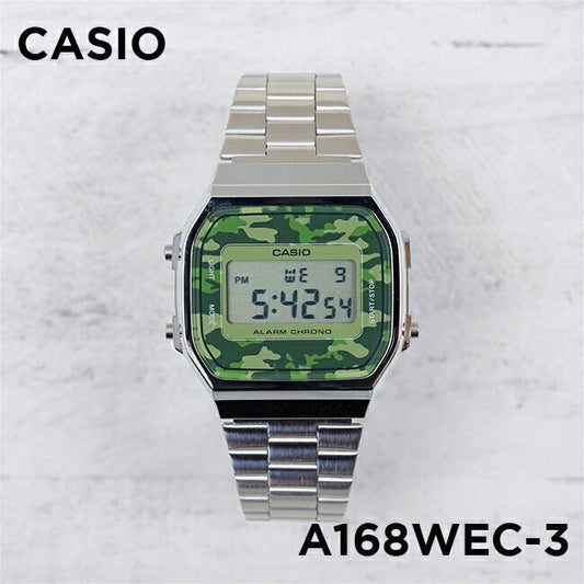 Casio Vintage Illuminator Digital Chain Watch A168WEC-3DF