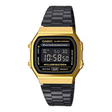 Casio Vintage Illuminator Digital Chain Watch A168WEGB-1BDF - NAGRAM