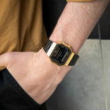 Casio Vintage Illuminator Digital Chain Watch A168WEGB-1BDF - NAGRAM