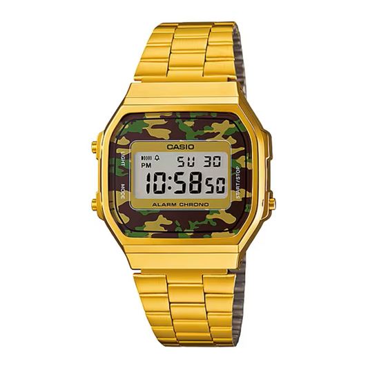 Casio Vintage Illuminator Digital Chain Watch A168WEGC-3DF