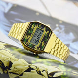 Casio Vintage Illuminator Digital Chain Watch A168WEGC-3DF