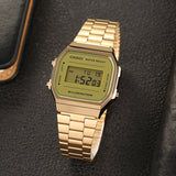 Casio Vintage Illuminator Digital Chain Watch A168WEGM-9DF