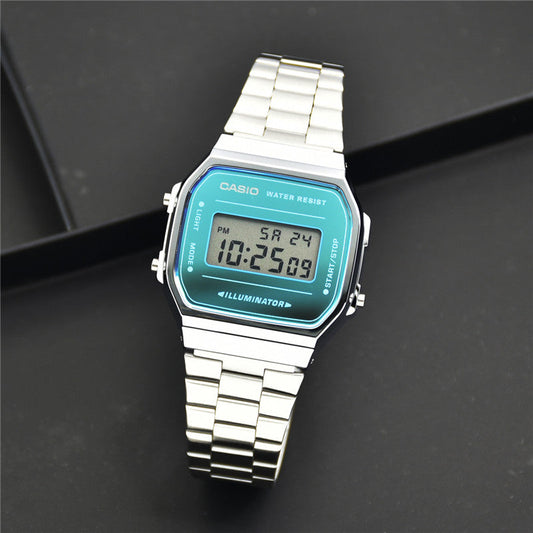 Casio Vintage Illuminator Digital Chain Watch A168WEM-2DF
