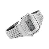 Casio A168WEM-7DF Premium Quality Vintage Digital Watch – Illuminator Backlight, Stainless Steel Band | Limited Stock