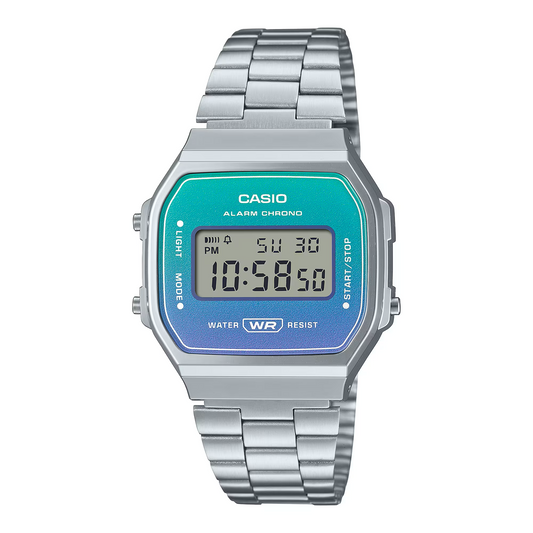 Casio Vintage Illuminator Digital Chain Watch A168WER-2ADF