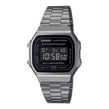Casio A168WGG-1BDF Vintage Illuminator Digital Chain Watch