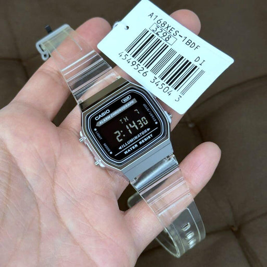 Casio Vintage Illuminator Digital Resin Belt Watch A168XES-1BDF