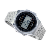 Casio Vintage Digital Chain Watch A171WE-1ADF