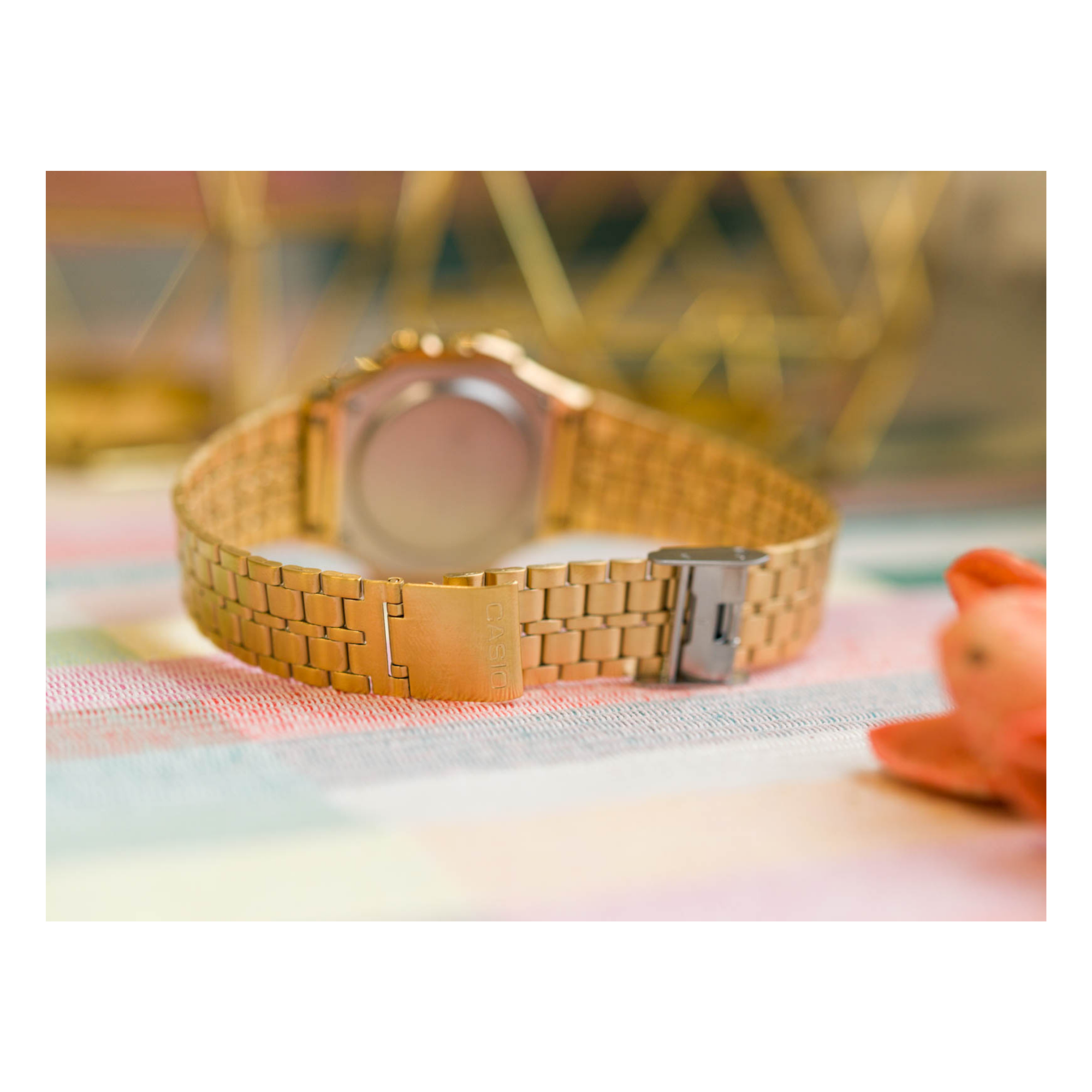 Casio Vintage Digital Golden Chain Watch A171WEG-9ADF