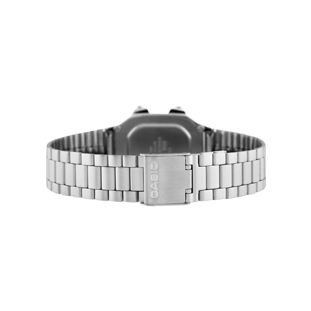 Casio Vintage Dual Time Digital Chain Watch A178WA-1ADF
