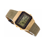 Casio Vintage Super Slim Digital Cloth Belt Watch A700WEGL-5AEF