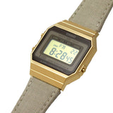 Casio Vintage Super Slim Digital Cloth Belt Watch A700WEGL-7AEF