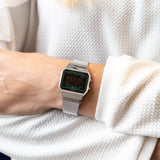 Casio Vintage Super Slim Digital Mesh Chain Watch A700WEMS-1BDF