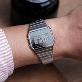 Casio Vintage Super Slim Digital Chain Watch A700WEV-7ADF