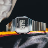 Casio Vintage Super Slim Digital Chain Watch A700WEV-7ADF