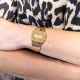 Casio Vintage Super Slim Digital Chain Watch A700WEVG-9ADF