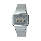 Casio Vintage Super Slim Digital Mesh Chain Watch A700WM-7ADF