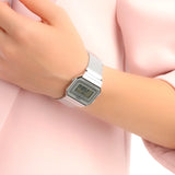 Casio Vintage Super Slim Digital Mesh Chain Watch A700WM-7ADF