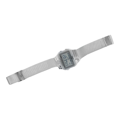 Casio Vintage Super Slim Digital Mesh Chain Watch A700WM-7ADF