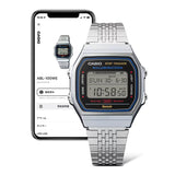 Casio Vintage Step Tracker Bluetooth Chain Watch ABL-100WE-1ADF
