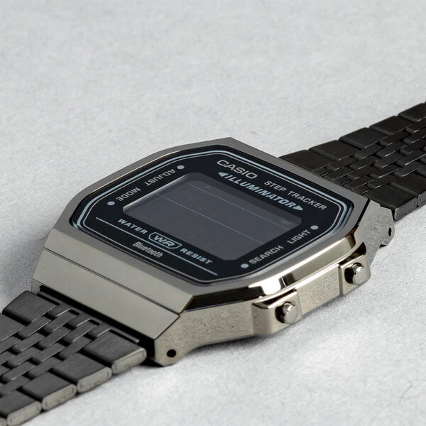 Casio Vintage Step Tracker Bluetooth Chain Watch ABL-100WEGG-1BDF