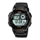 Casio Youth World Time Digital Resin Belt Watch AE-1000W-1AVDF