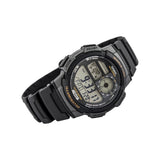 Casio Youth World Time Digital Resin Belt Watch AE-1000W-1AVDF