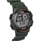 Casio Youth World Time Digital Resin Belt Watch AE-1000W-3AVDF