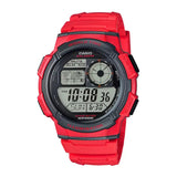 Casio Youth World Time Digital Resin Belt Watch AE-1000W-4AVDF