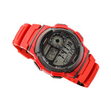 Casio Youth World Time Digital Resin Belt Watch AE-1000W-4AVDF
