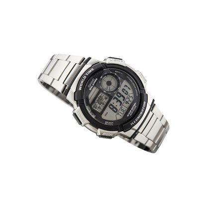 Casio Youth World Time Digital Chain Watch AE-1000WD-1AVDF