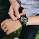 Casio Youth World Time Digital Resin Belt Watch AE-1100W-1BVDF