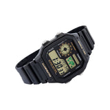 Casio AE-1200WH-1BVDF Youth World Time Digital Resin Belt Watch