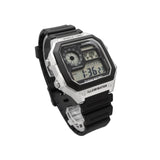 Casio Youth World Time Digital Resin Belt Watch AE-1200WH-1CVCF