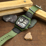 Casio AE-1200WHB-3BVDF Youth World Time Digital Nylon Belt Watch