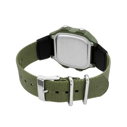 Casio AE-1200WHB-3BVDF Youth World Time Digital Nylon Belt Watch
