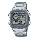 Casio Youth World Time Digital Chain Watch AE-1200WHD-7AVDF