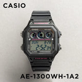 Casio Youth Illuminator World Time Resin Belt Watch AE-1300WH-1A2VDF