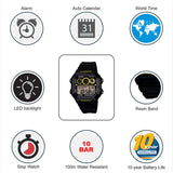 Casio Youth Illuminator World Time Resin Belt Watch AE-1300WH-1AVDF