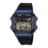 Casio Youth Illuminator World Time Resin Belt Watch AE-1300WH-2AVDF