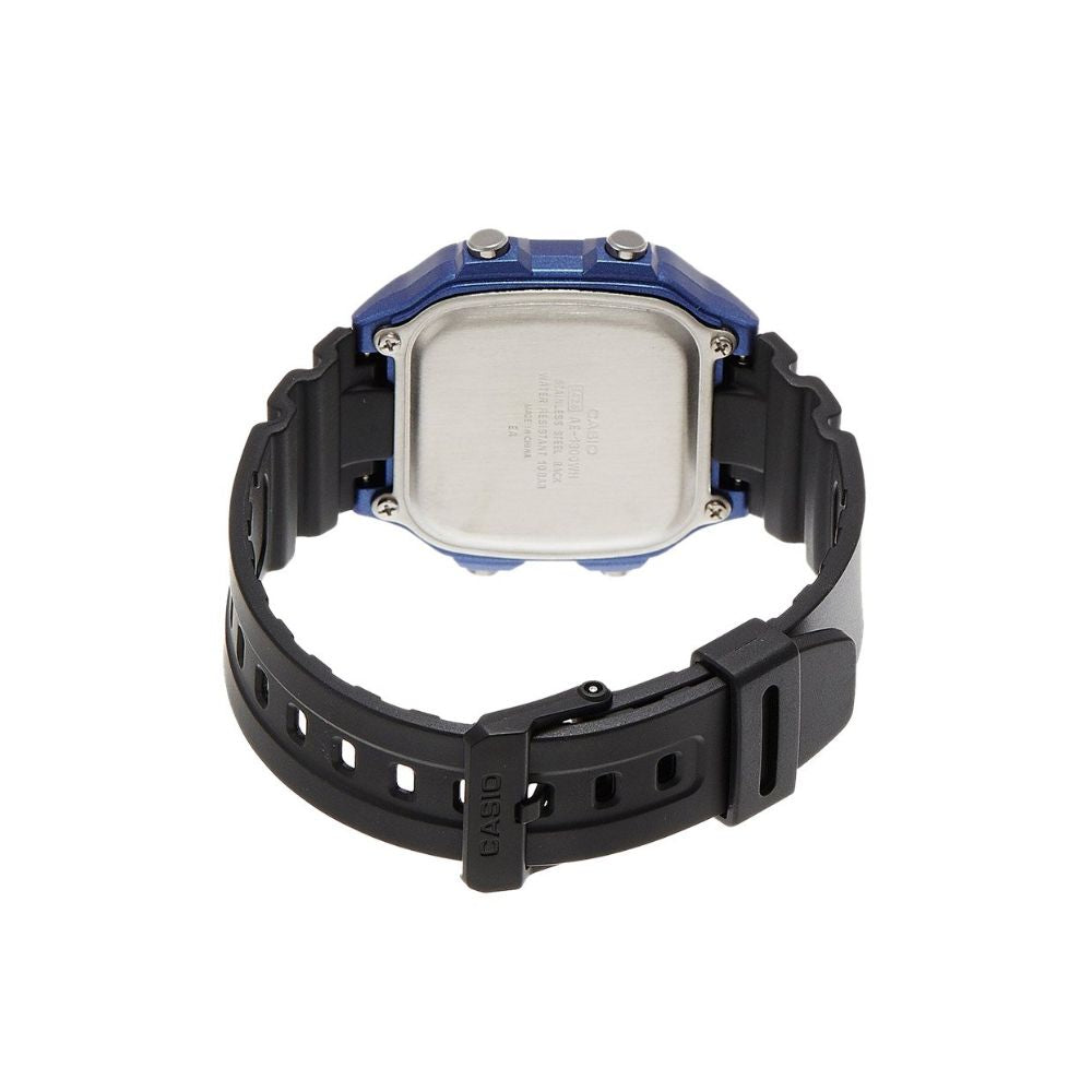 Casio Youth Illuminator World Time Resin Belt Watch AE-1300WH-2AVDF