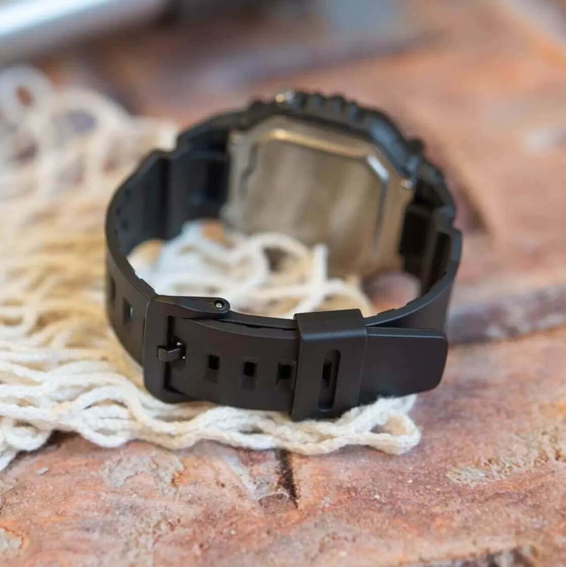 Casio Youth Dual Time Digital Resin Belt Watch AE-1600H-1AVDF